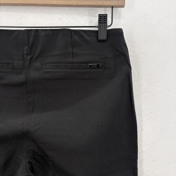 Calvin Klein Pants Womens 6 Black Stretch Slim Tapered Ankle Pull On Career NWT - Picture 13 of 16